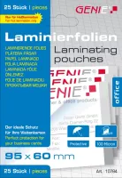 Genie Laminovacie fólie 95x60 mm 100 mic. 25 ks