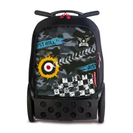 Školská a cestovná taška na kolieskach Nikidom Roller XL Camo
