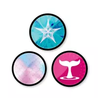 Set odznakov Nikidom Roller Pins Mermaid