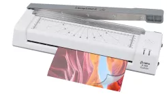 Laminátor Olympia A 350 Combo, s pákovou rezačkou a zaobľovačom rohov