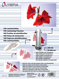 Olympia Laminovacie fólie A6 80 mic. 100 ks