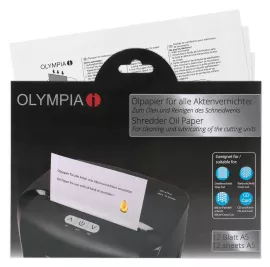 Sada olejových obálok pre skartovače Olympia Oilpaper 12 ks