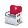 Detská skladacia sedačka na stoličku Nikidom Flat Pack, červená