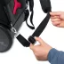 Školská a cestovná taška na kolieskach Nikidom Roller UP Butterfly camo (19 l), Čierna