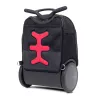 Školská a cestovná taška na kolieskach Nikidom Roller UP XL Street style (27 l), Čierna