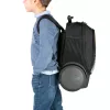 Školská a cestovná taška na kolieskach Nikidom Roller UP XL Street style (27 l), Čierna