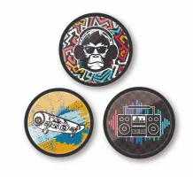 Set odznakov Nikidom Roller Pins Beat
