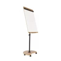 Magnetický flipchart / stolík (2v1) Rocada Natural NAT0618, na kolieskach, výškovo nastaviteľný