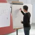 Magnetický flipchart / stolík (2v1) Rocada Natural NAT0618, na kolieskach, výškovo nastaviteľný