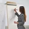 Magnetický flipchart / stolík (2v1) Rocada Natural NAT0618, na kolieskach, výškovo nastaviteľný