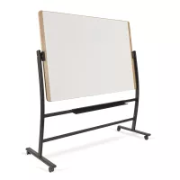 Mobilná magnetická tabuľa Rocada Natural NAT6871V21 138x100 cm, obojstranná, otočná