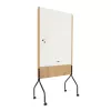 Mobilná magnetická tabuľa Rocada Natural NAT8100 100x150 cm, obojstranná