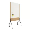 Mobilná magnetická tabuľa Rocada Natural NAT8100 100x150 cm, obojstranná