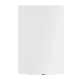 Bezrámová magnetická tabuľa Rocada SkinCOLOUR 100x150 cm biela, lakovaná