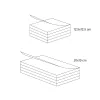 Set popiskových štítkov Rocada S4323MX SkinnyNotes 20x10 cm, 400 ks