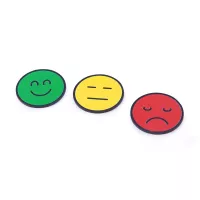 Súprava magnetov so smajlíkmi Rocada SMILEY15, 15 ks