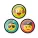 Set odznakov Nikidom Roller Pins Emoji