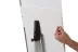 Flipchart Rocada 617ECO, magnetický, na kolieskach, výškovo nastaviteľný