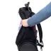 Školská a cestovná taška na kolieskach Nikidom Roller UP Camo (19 l), Čierna