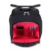 Školská a cestovná taška na kolieskach Nikidom Roller UP Tropic (19 l), Čierna
