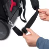 Školská a cestovná taška na kolieskach Nikidom Roller UP Tropic (19 l), Čierna