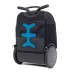 Školská a cestovná taška na kolieskach Nikidom Roller UP XL Tropic (27 l), Čierna
