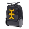 Školská a cestovná taška na kolieskach Nikidom Roller UP XL Safari (27 l), Čierna