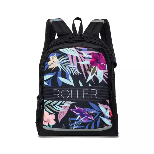 Školní batoh Nikidom Roller RUN Tropic, Čierna