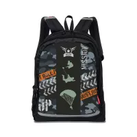 Školní batoh Nikidom Roller RUN Camo 15l, Čierna