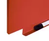 Magnetická tabule Rocada Skin Colour 6419R-2002, bezrámová, 75x55 cm, lakovaná, rumělková RAL 2002