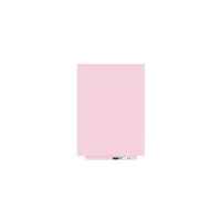 Magnetická tabuľa Rocada Skin Colour 6419R-490, bezrámová, 75x55 cm, lakovaná, ružová RAL 490