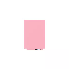 Magnetická tabule Rocada Skin Colour 6419R-3015, bezrámová, 75x55 cm, lakovaná, světlá růžová RAL 3015