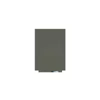 Magnetická tabuľa Rocada Skin Colour 6419R-7033, bezrámová, 75x55 cm, lakovaná, cementová sivá RAL 7033