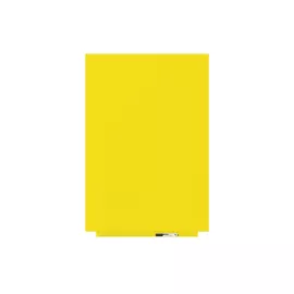 Magnetická tabule Rocada Skin Colour 6420R-1023, bezrámová, 115x75 cm, lakovaná, žlutá dopravní RAL 1023