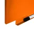 Magnetická tabuľa Rocada Skin Colour 6420R-2008, bezrámová, 115x75 cm, lakovaná, oranžová RAL 2008