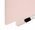 Magnetická tabuľa Rocada Skin Colour 6420R-490, bezrámová, 115x75 cm, lakovaná, ružová RAL 490