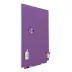 Magnetická tabuľa Rocada Skin Colour 6420R-4005, bezrámová, 115x75 cm, lakovaná, modrofialová RAL 4005