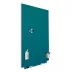 Magnetická tabuľa Rocada Skin Colour 6420R-5021, bezrámová, 115x75 cm, lakovaná, vodná modrá RAL 5021
