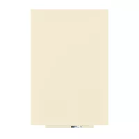 Magnetická tabuľa Rocada Skin Colour 6421R-1013, bezrámová, 150x100 cm, lakovaná, perlová biela RAL 1013
