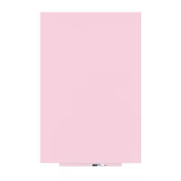 Magnetická tabuľa Rocada Skin Colour 6421R-490, bezrámová, 150x100 cm, lakovaná, ružová RAL 490