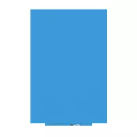 Magnetická tabuľa Rocada Skin Colour 6421R-630, bezrámová, 150x100 cm, lakovaná, modrá RAL 630