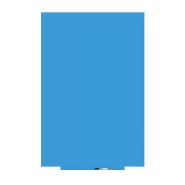 Magnetická tabule Rocada Skin Colour 6421R-630, bezrámová, 150x100 cm, lakovaná, modrá RAL 630