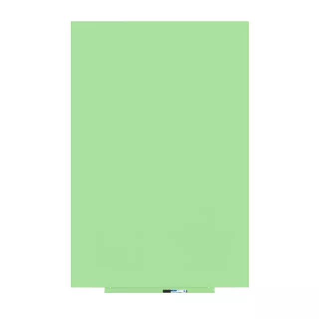 Magnetická tabuľa Rocada Skin Colour 6421R-230, bezrámová, 150x100 cm, lakovaná, zelená RAL 230