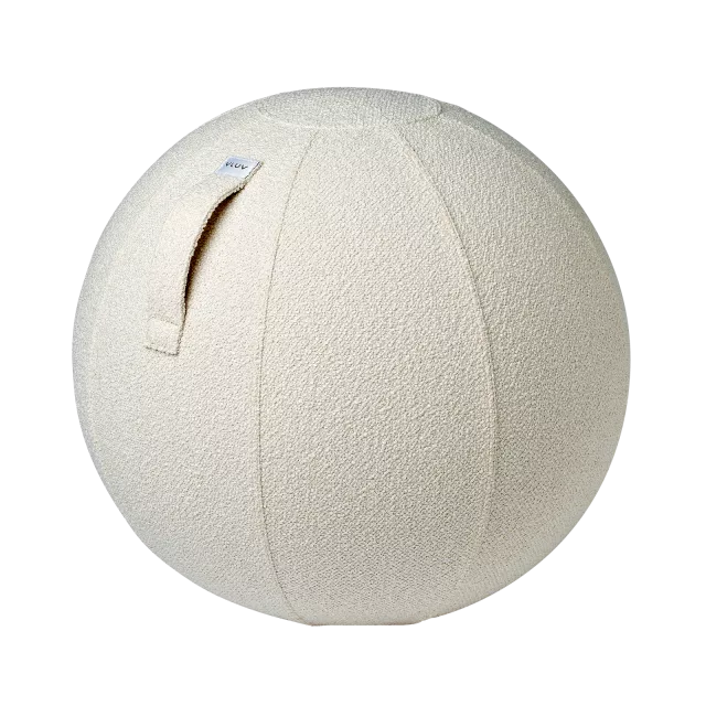 Sedacia lopta VLUV Bol Diva 60–65 cm White
