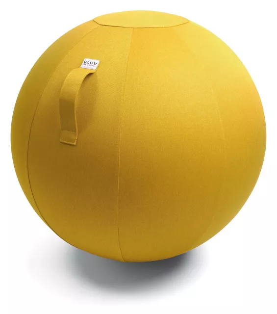 Sedacia lopta VLUV Bol Leiv 60-65 cm Mustard