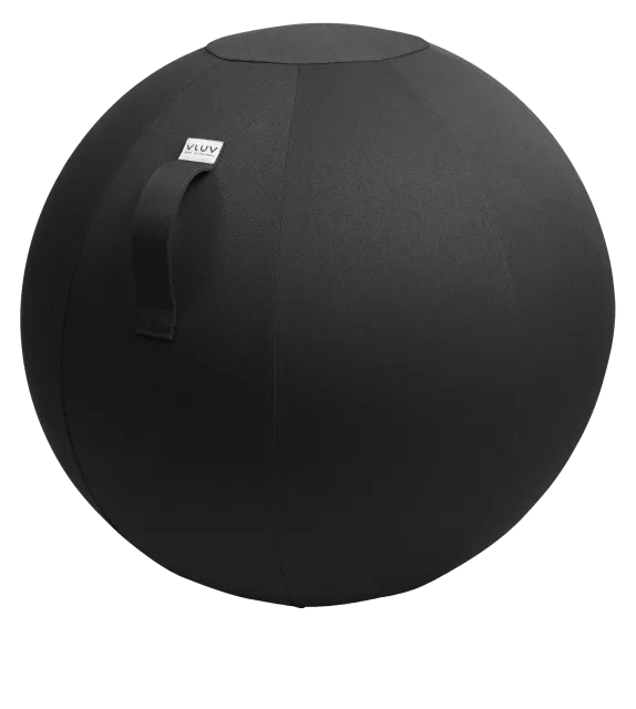 Sedacia lopta VLUV Bol Leiv 60–65 cm Black