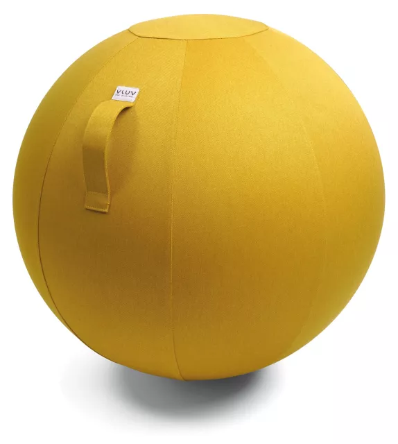 Sedacia lopta VLUV Bol Leiv 70-75 cm Mustard